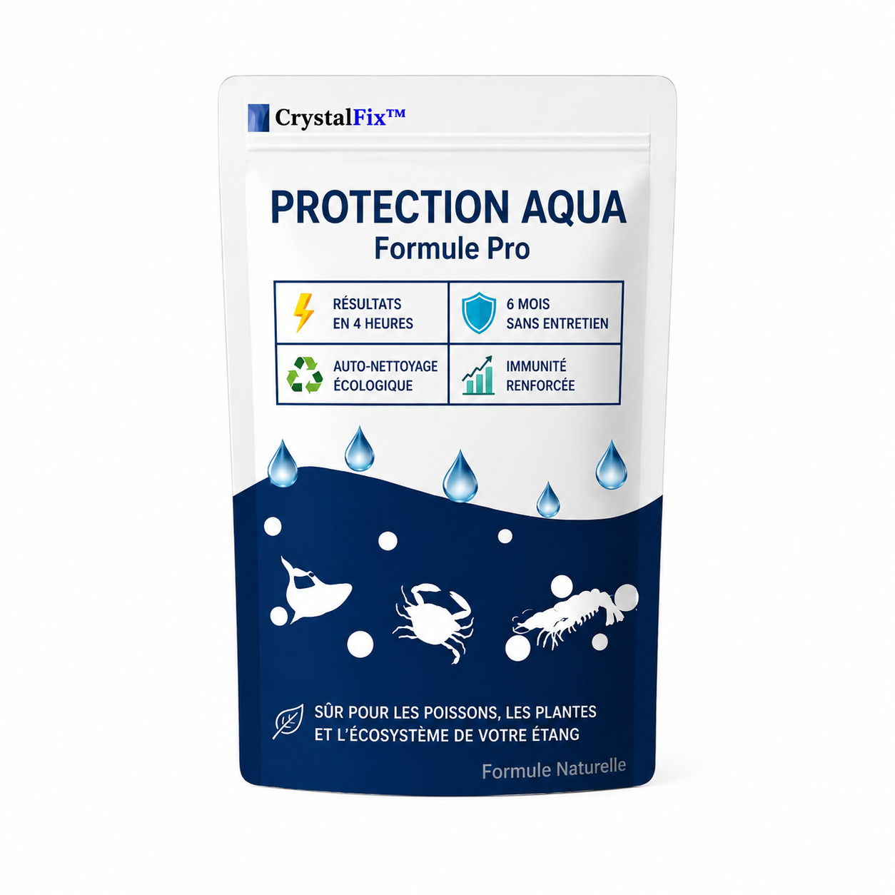 CrystalFix™ Traitement de l'eau | Vitaronne